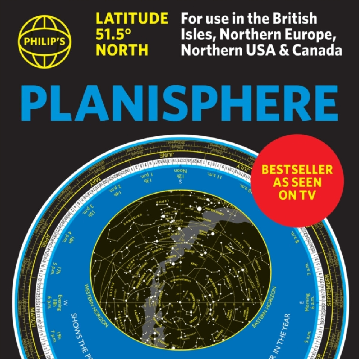 Kniha Philip''s Planisphere (Latitude 51.5 North)