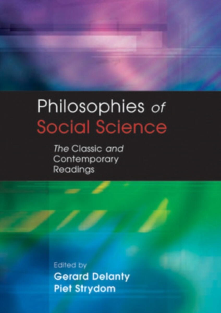 Kniha PHILOSOPHIES OF SOCIAL SCIENCE
