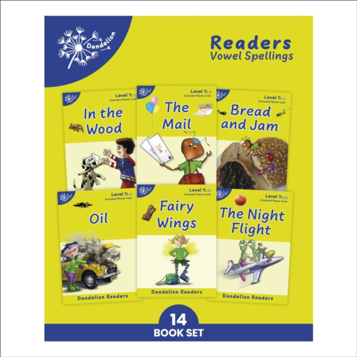 Phonic Books Dandelion Readers Vowel Spellings Level 1 - Phonic Books