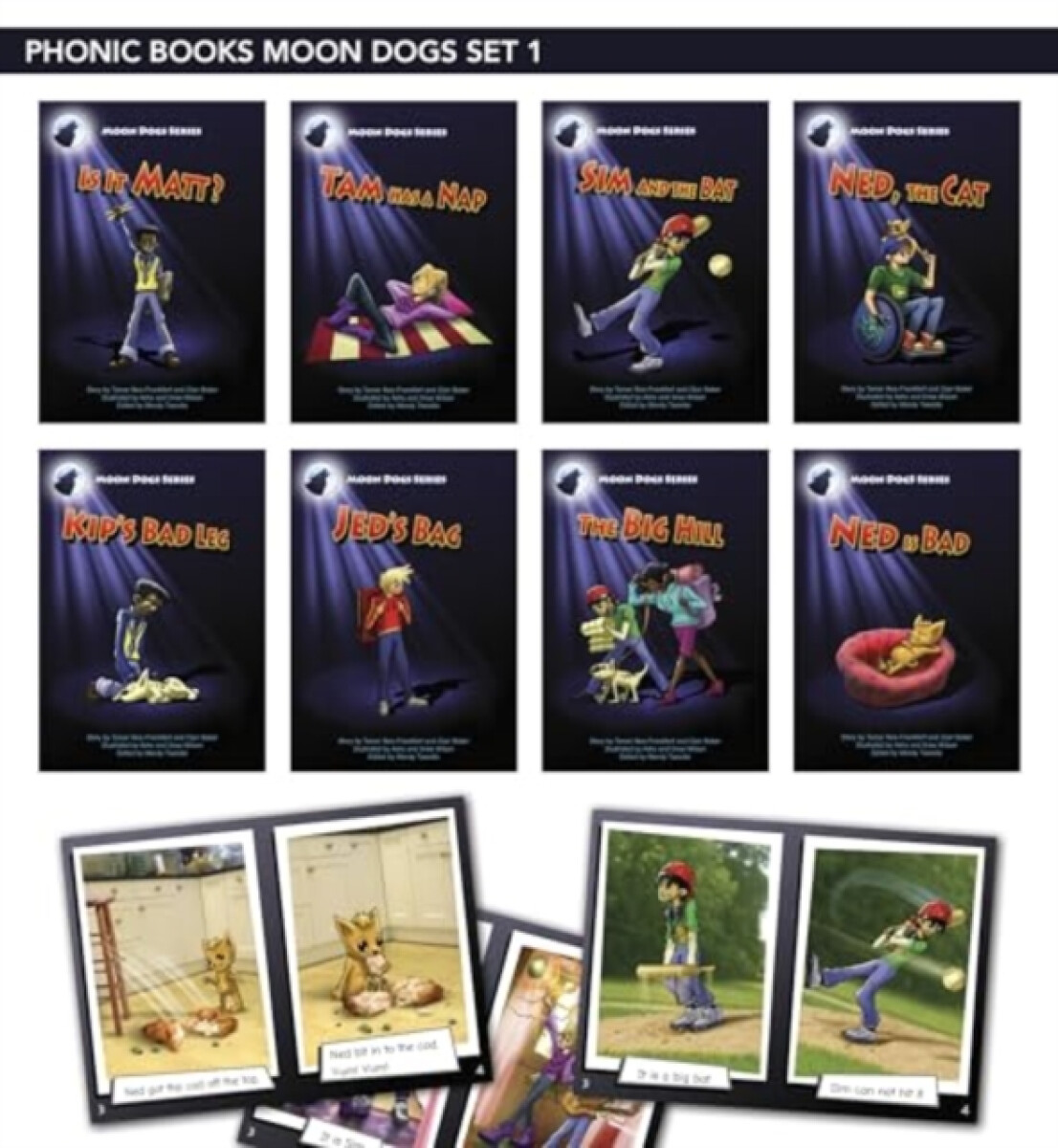 Kniha Phonic Books Moon Dogs Set 1