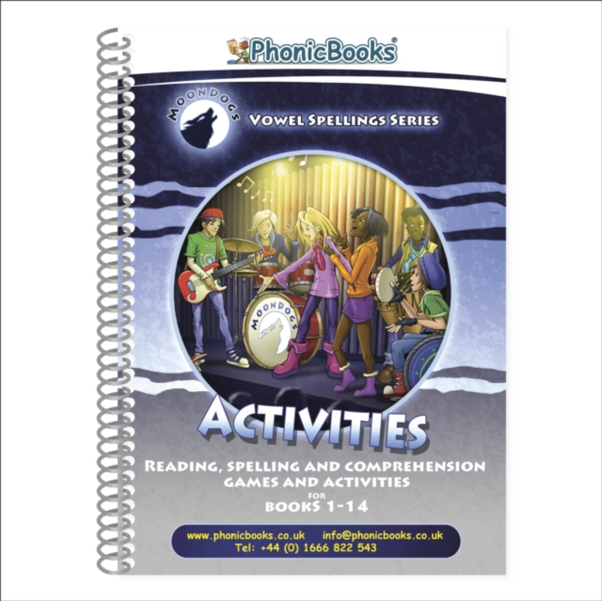 Kniha Phonic Books Moon Dogs Set 3 Vowel Spellings Activities