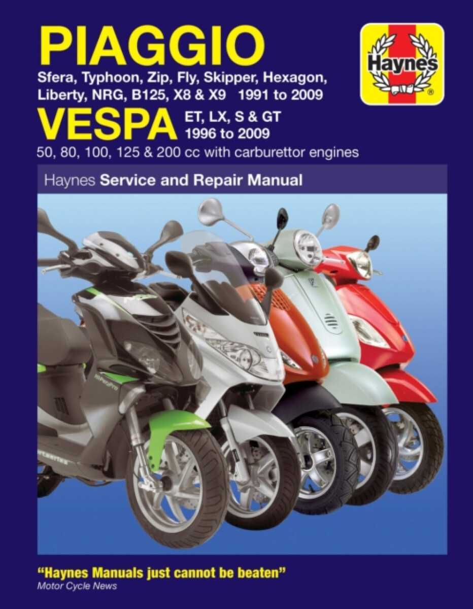 Kniha Piaggio (Vespa) Scooters (91 - 09)
