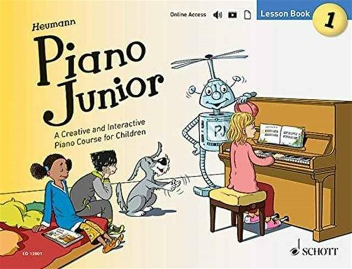 Kniha Piano Junior - Lesson Book 1