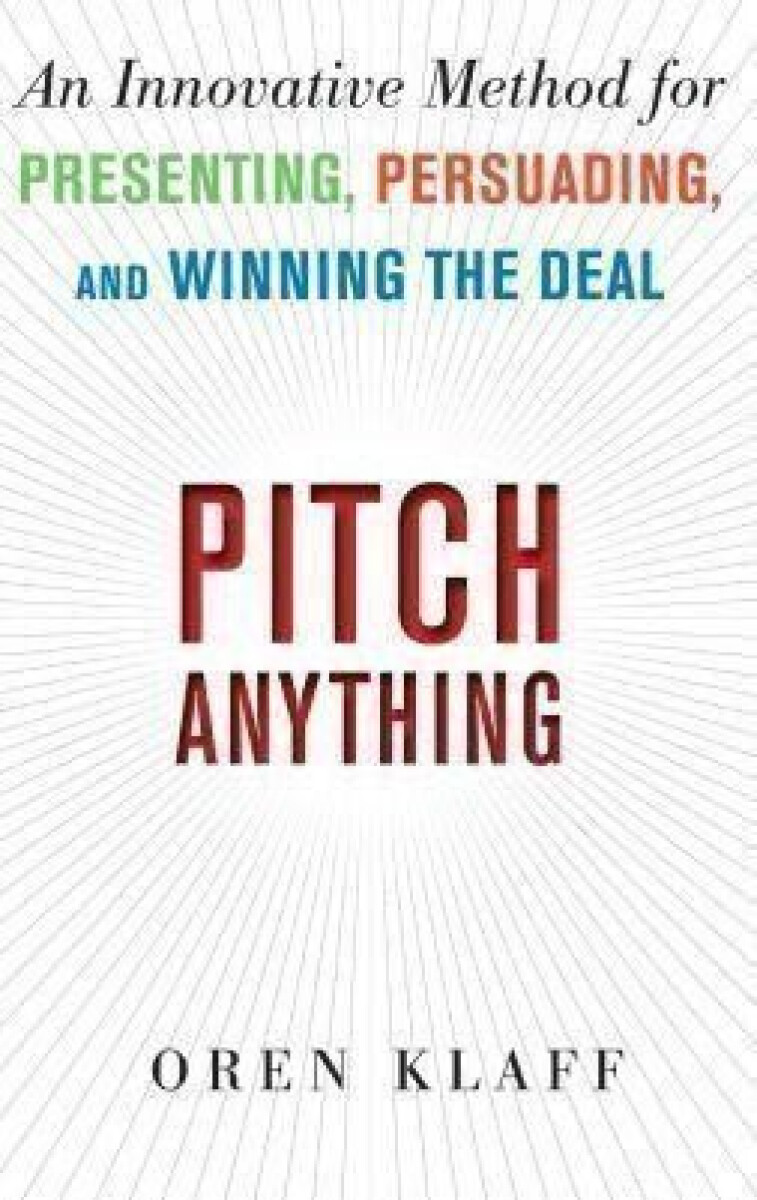 Kniha Pitch Anything