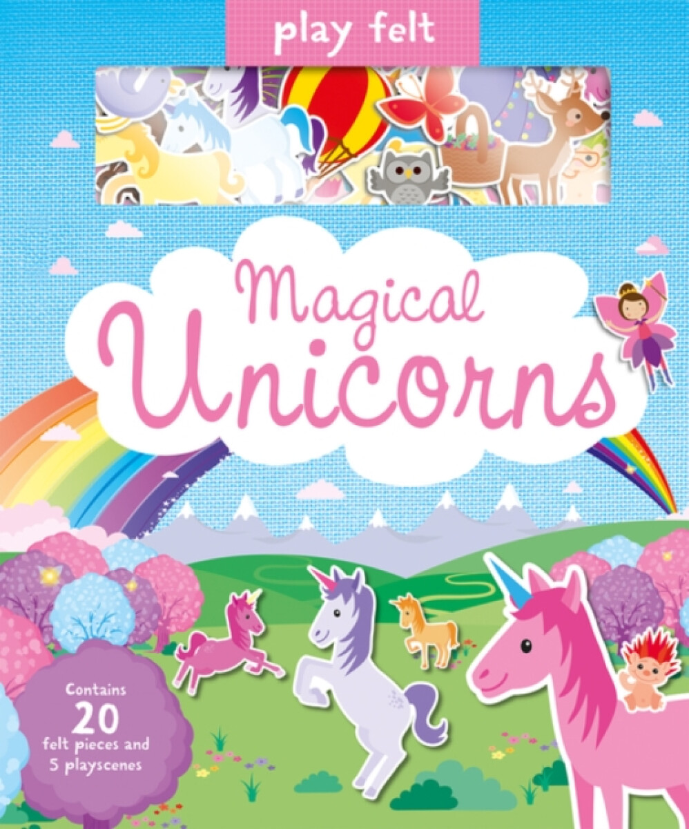 Kniha Play Felt Magical Unicorns - Activity Book