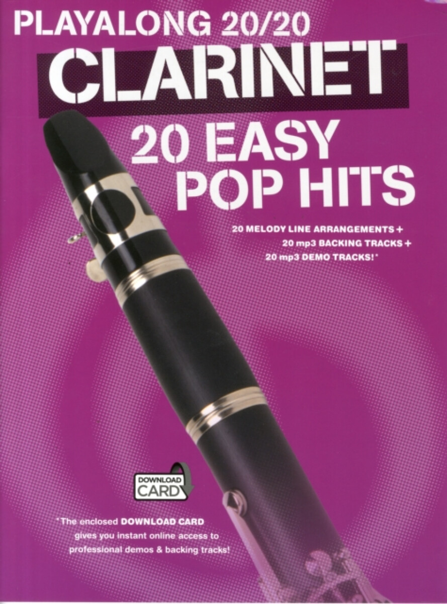 Kniha Playalong 20/20 Clarinet