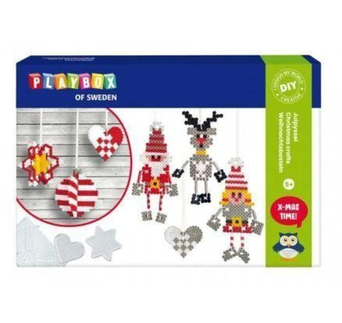 Kniha Playbox Zažehlovací korálky 3D