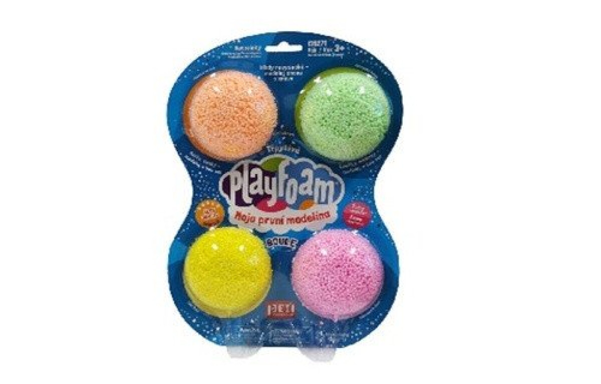 PlayFoam Boule 4pack - Třpytivé (CZ/SK)