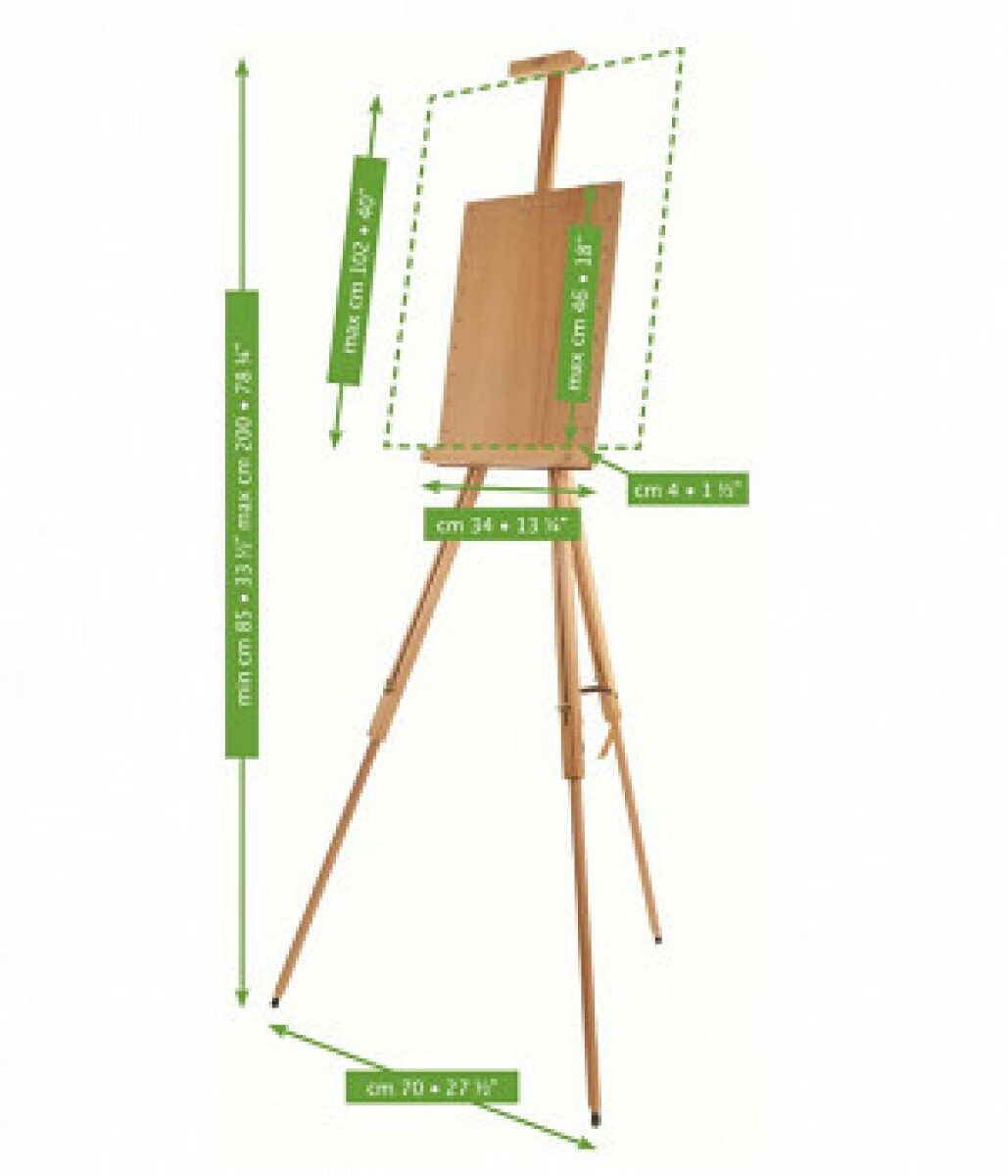 Plenérový stojan pro akvarel - M/26