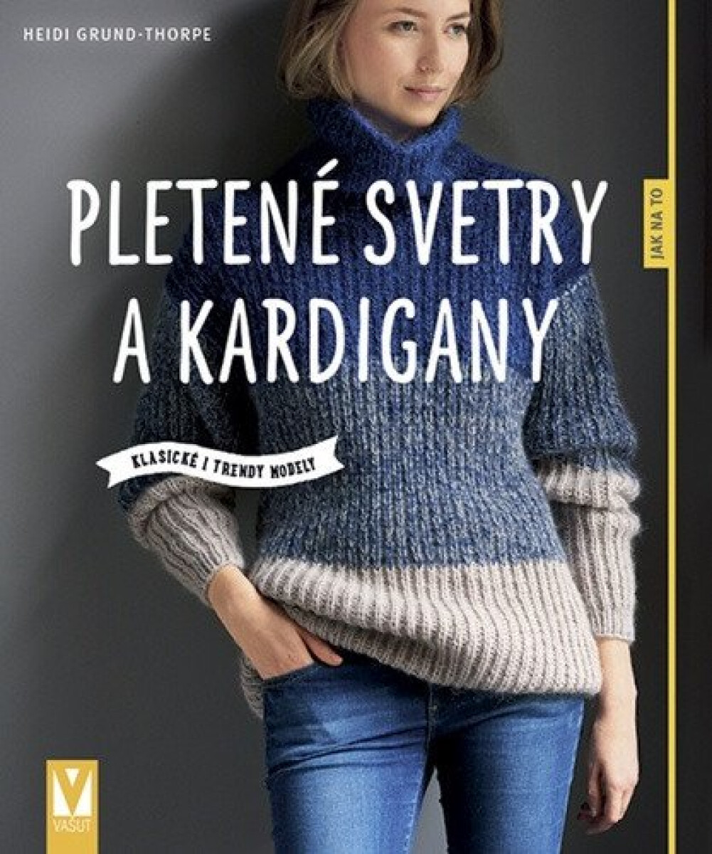 Kniha Pletené svetry a kardigany