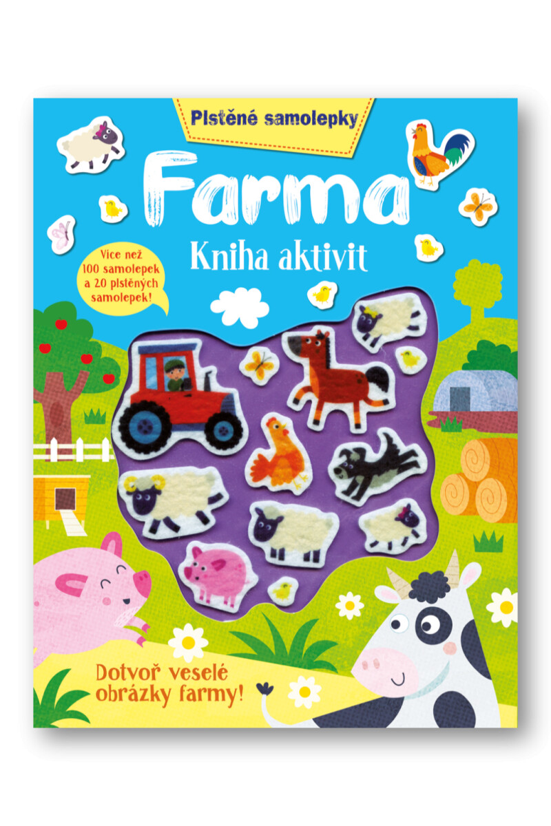 Kniha Plstěné samolepky - Farma