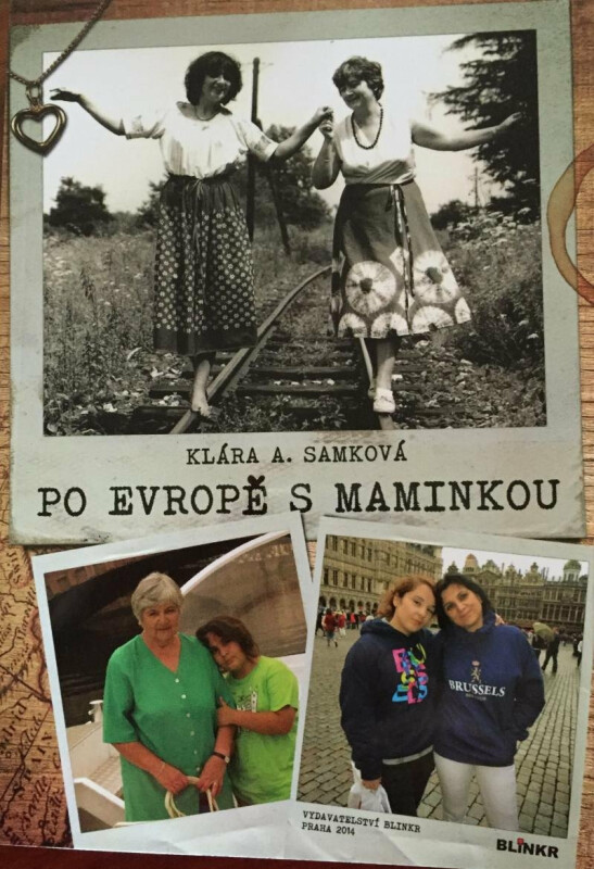 Kniha Po Evropě s maminkou