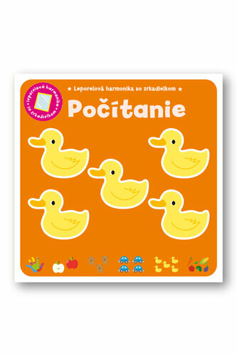 Kniha Počítanie Leporelová harmonika so zrkadielkom