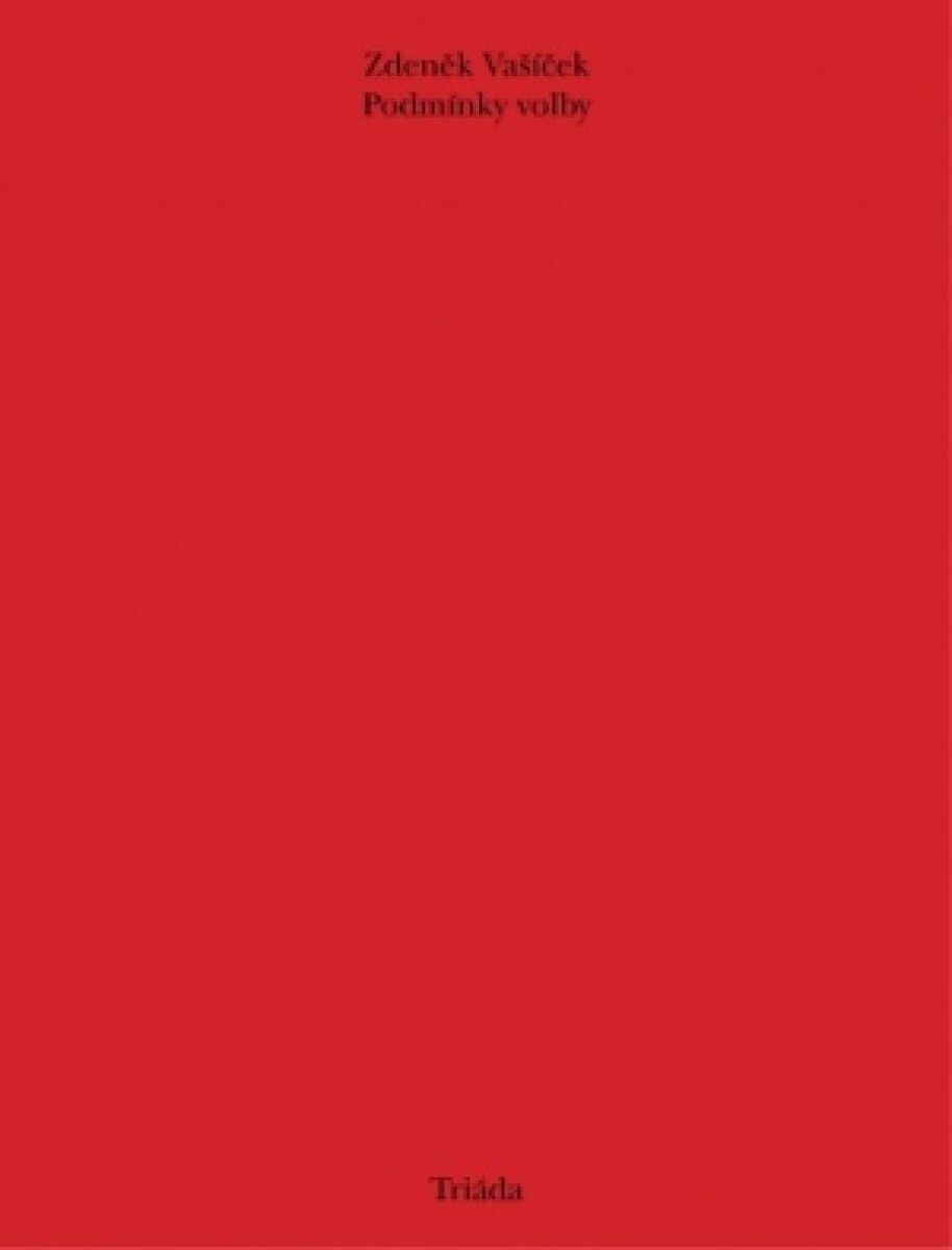 Podmínky volby - Zdeněk Vašíček