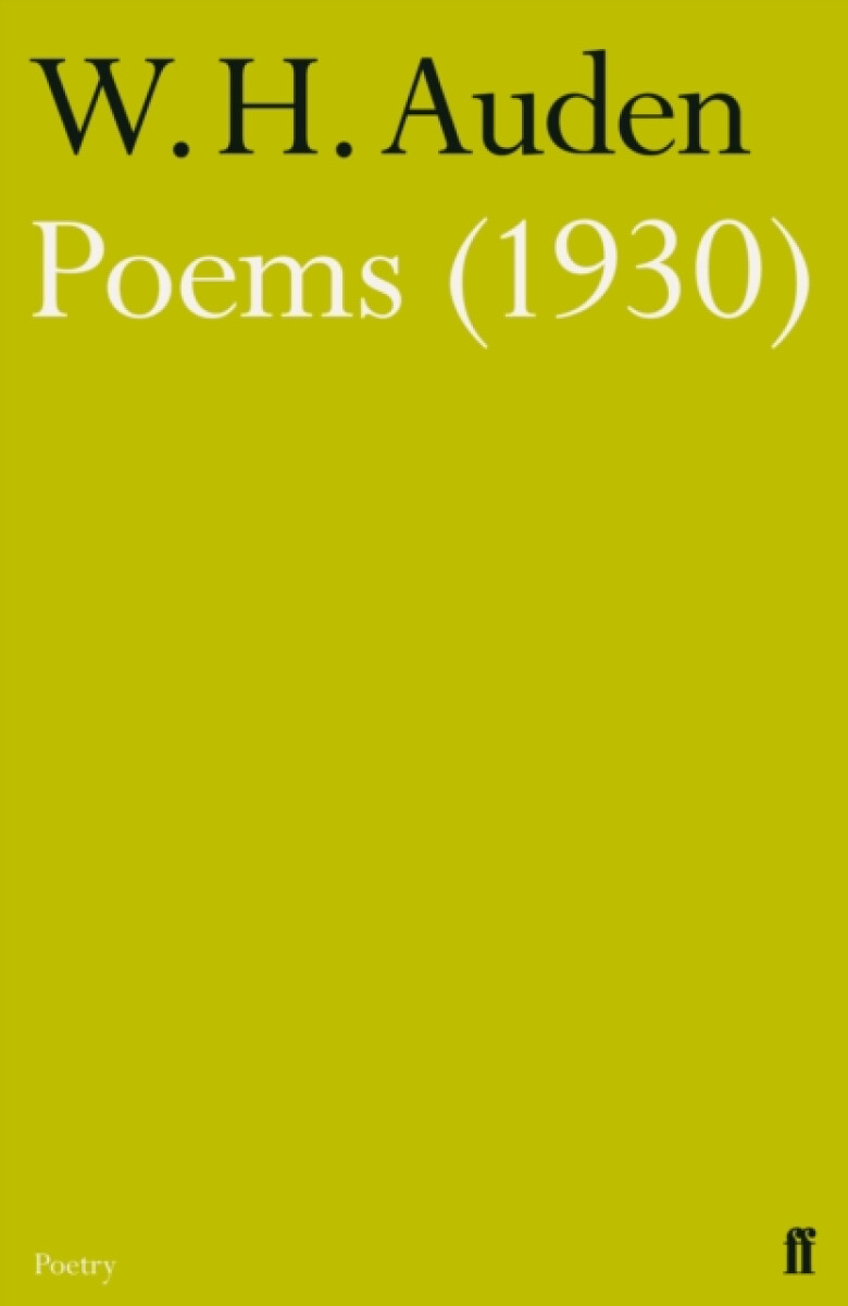 Kniha Poems (1930)