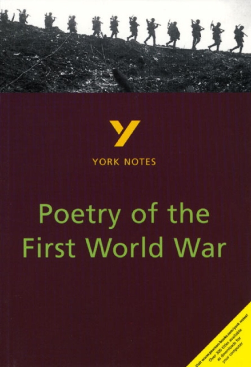 Kniha Poetry of the First World War: York Notes for GCSE