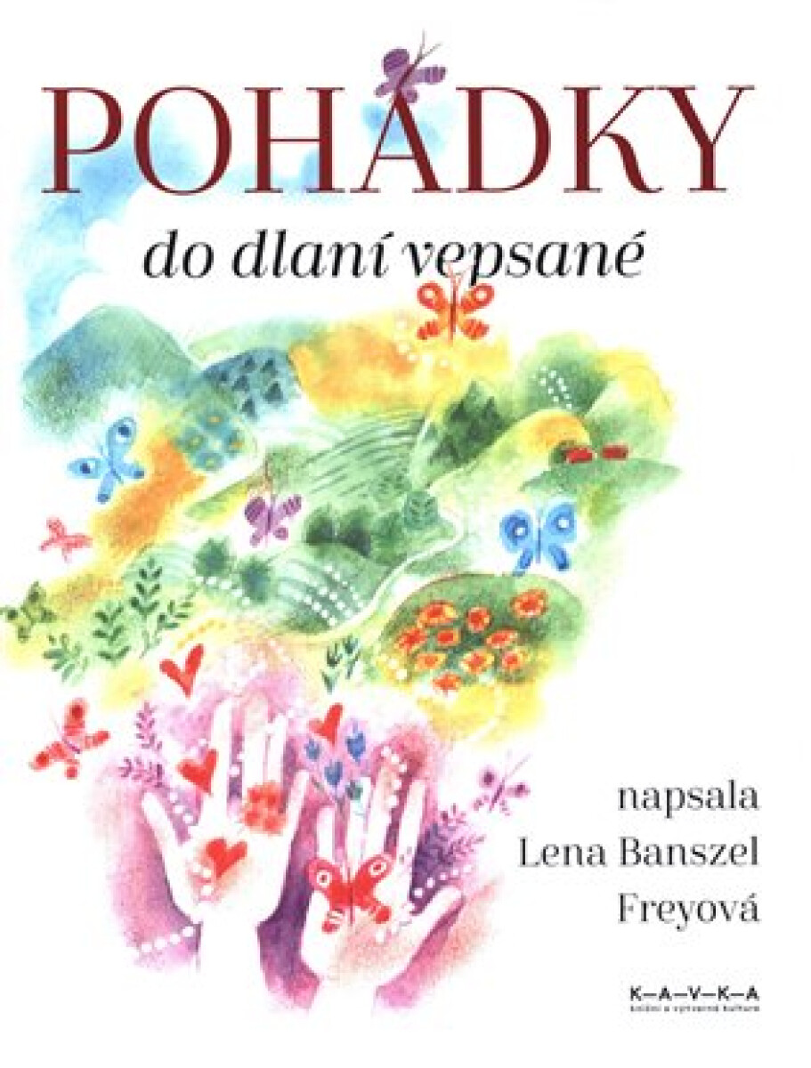 Kniha Pohádky do dlaní vepsané