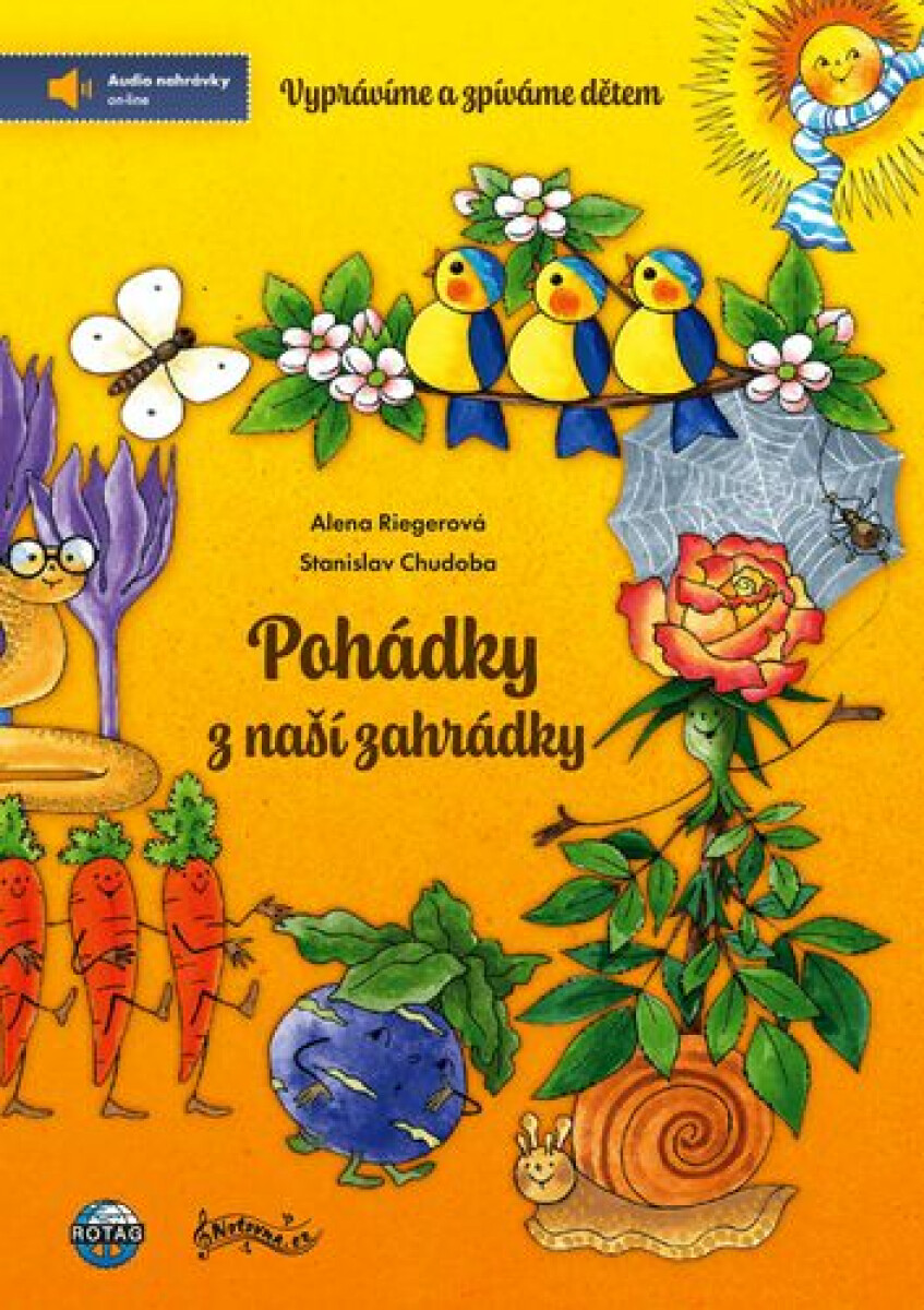 Kniha Pohádky z naší zahrádky + audio nahrávky