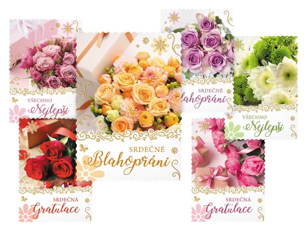 Pohlednice sr R062 E glitr+výsek+UV