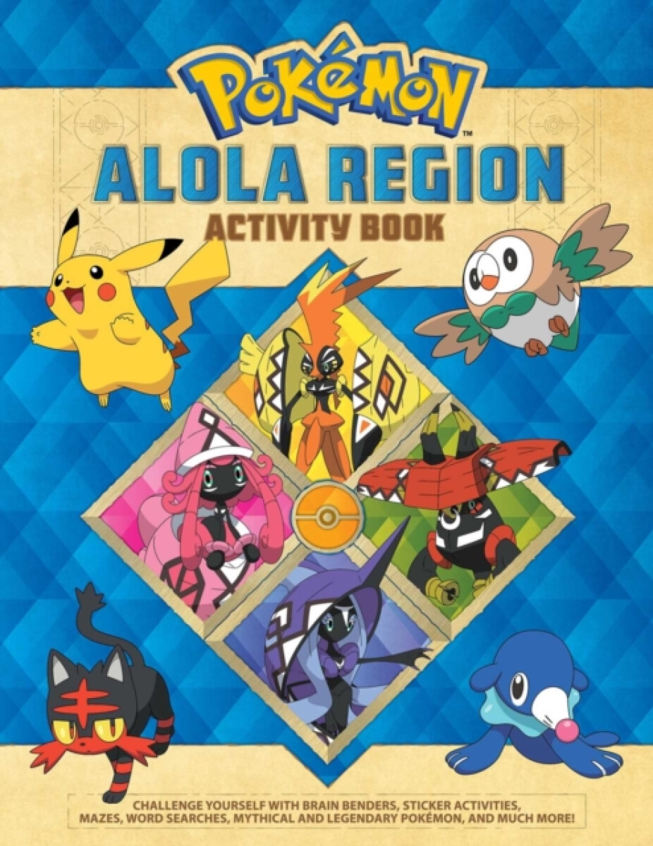 Kniha Pokemon Alola Region Activity Book
