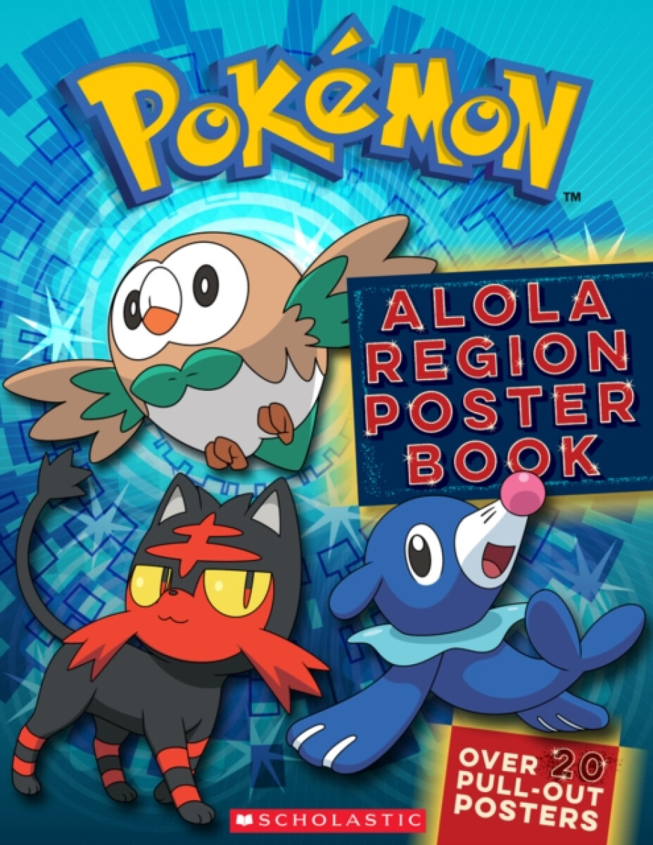 Kniha Pokemon: Alola Region Poster Book