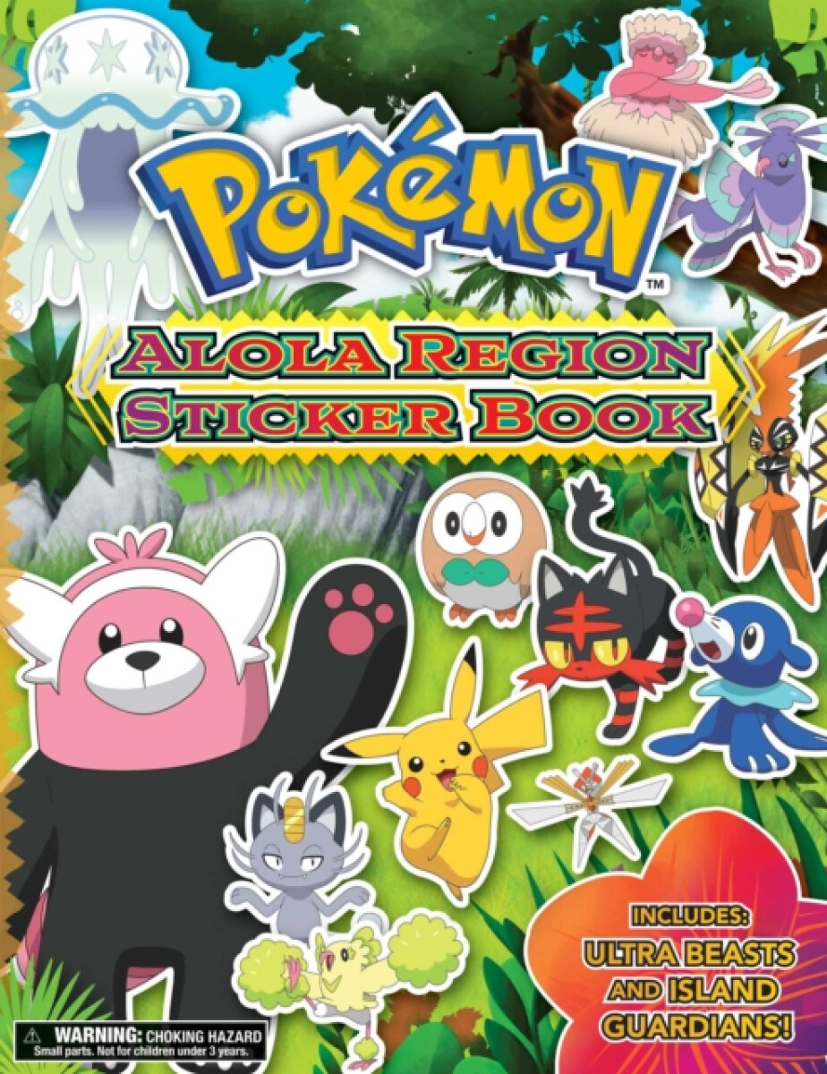 Kniha Pokemon Alola Region Sticker Book
