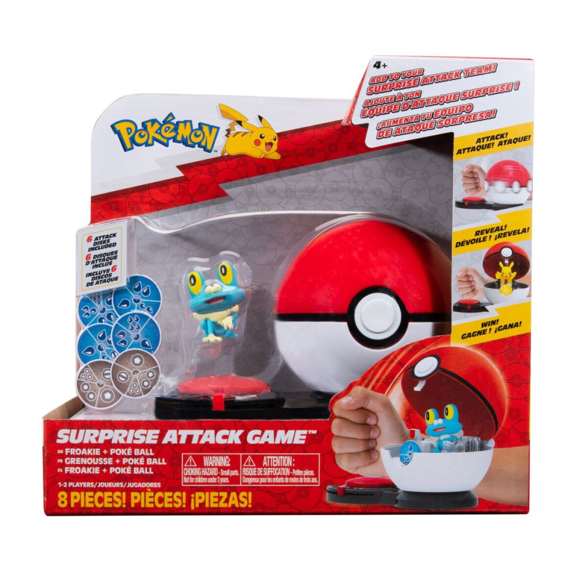 Kniha Pokemon Surprise Attack Game Single-Packs