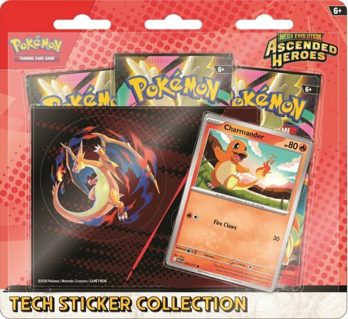 Kniha Pokémon TCG: Mega Evolution 2.5 Ascended Heroes - Tech Sticker Collection