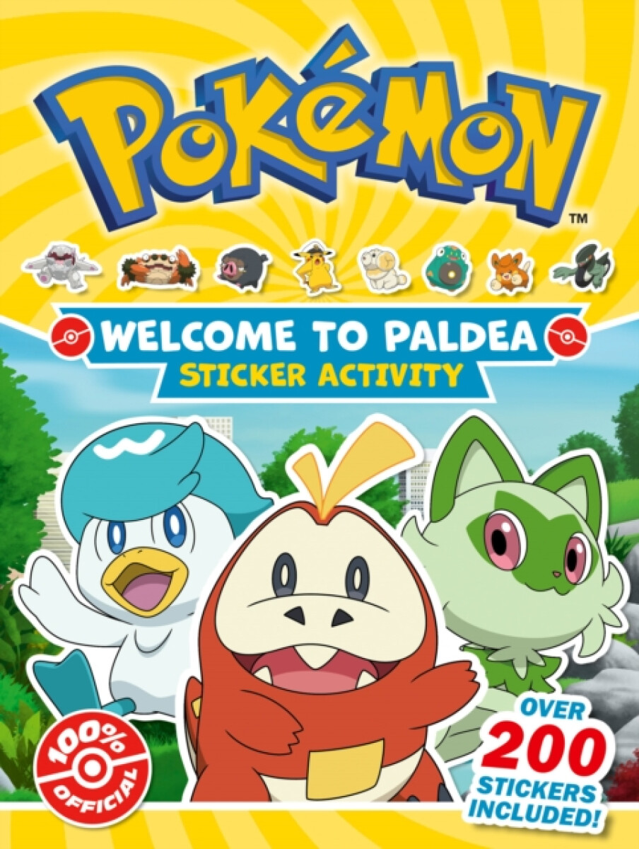 Kniha Pokemon Welcome to Paldea Epic Sticker