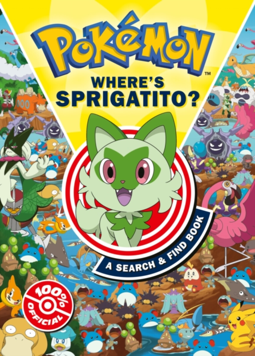 Kniha Pokemon Whereâ€™s Sprigatito: A Search & Find Book