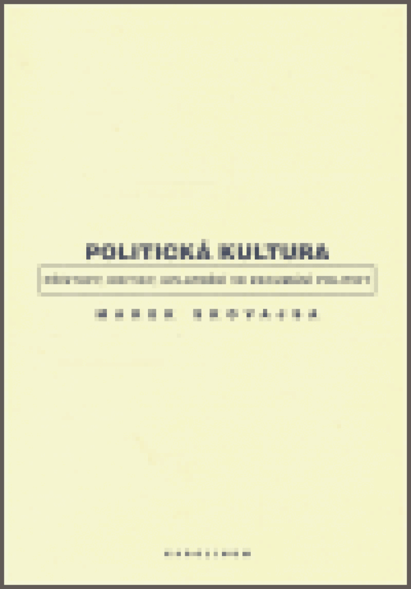 Kniha Politická kultura (poškozená)