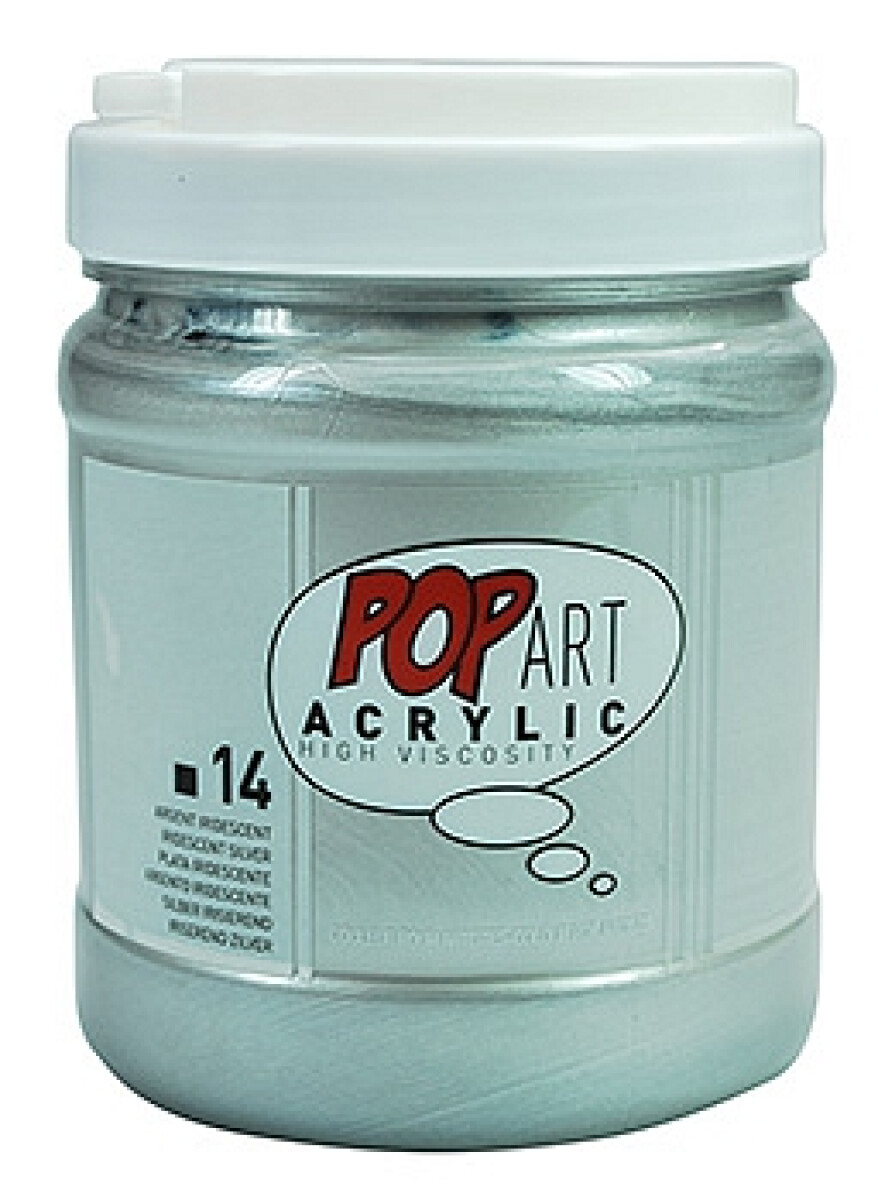 Akrylová barva Pébéo 700ml – 14 stříbrná