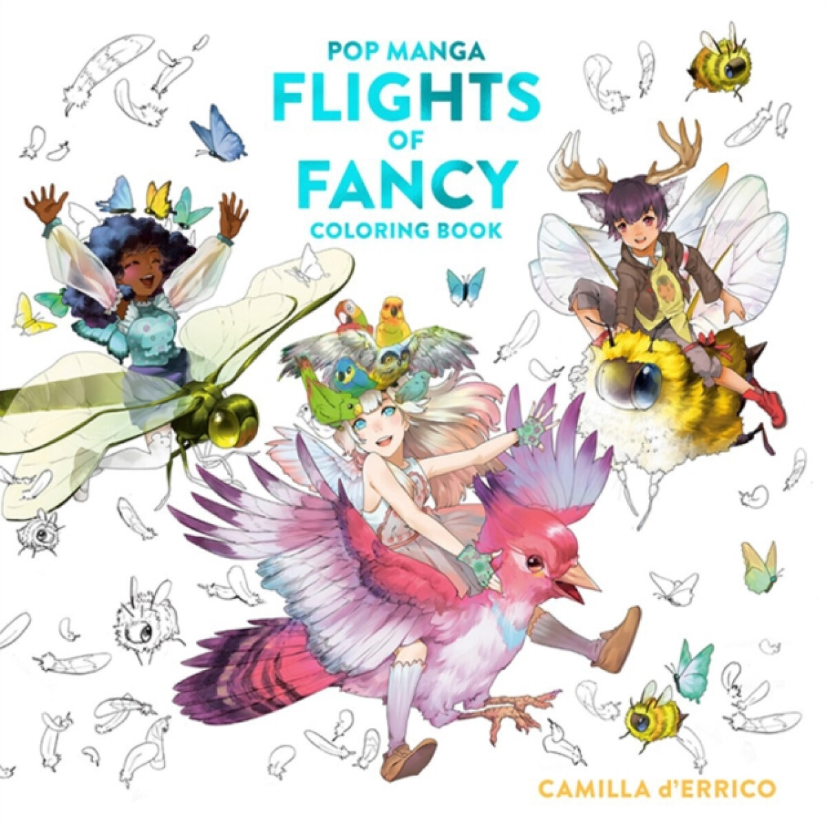 Kniha Pop Manga Flights of Fancy Coloring Book