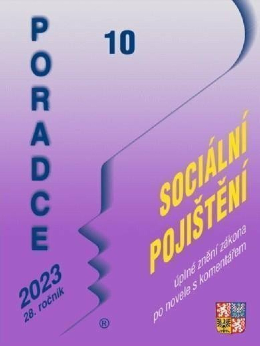 Kniha Poradce 10/2023 Zákon o sociálním pojištění s komentářem, Kontrolní hlášení, Daňové limity v roce 2023