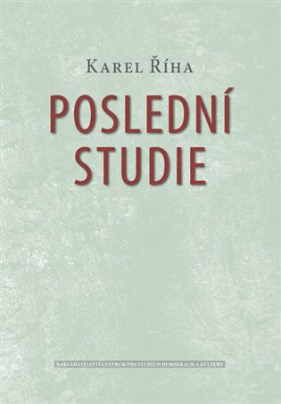 Kniha Poslední studie