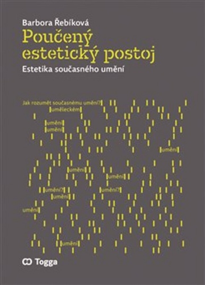 Kniha Poučený estetický postoj