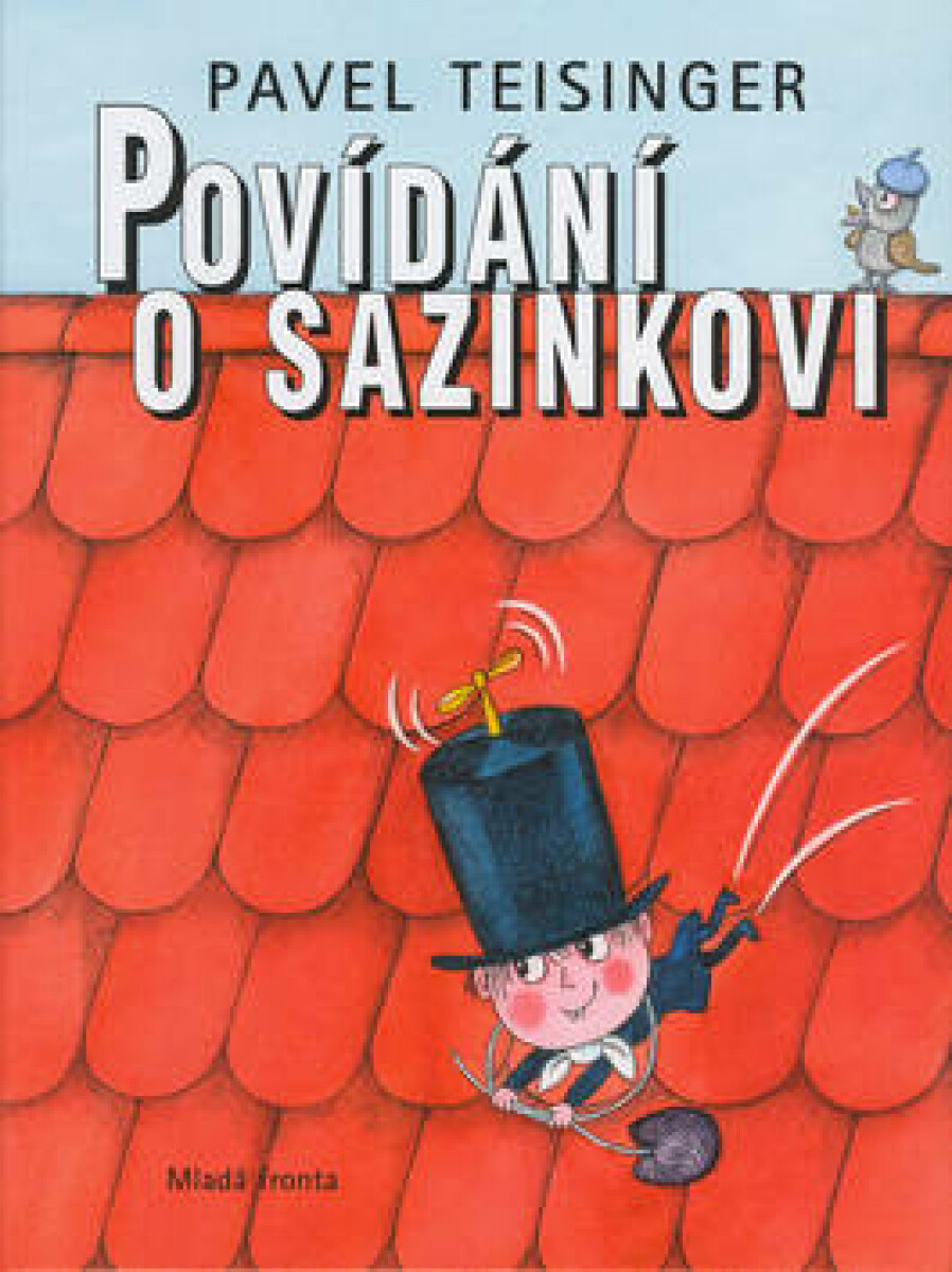 Kniha Povídání o Sazinkovi (poškozená)