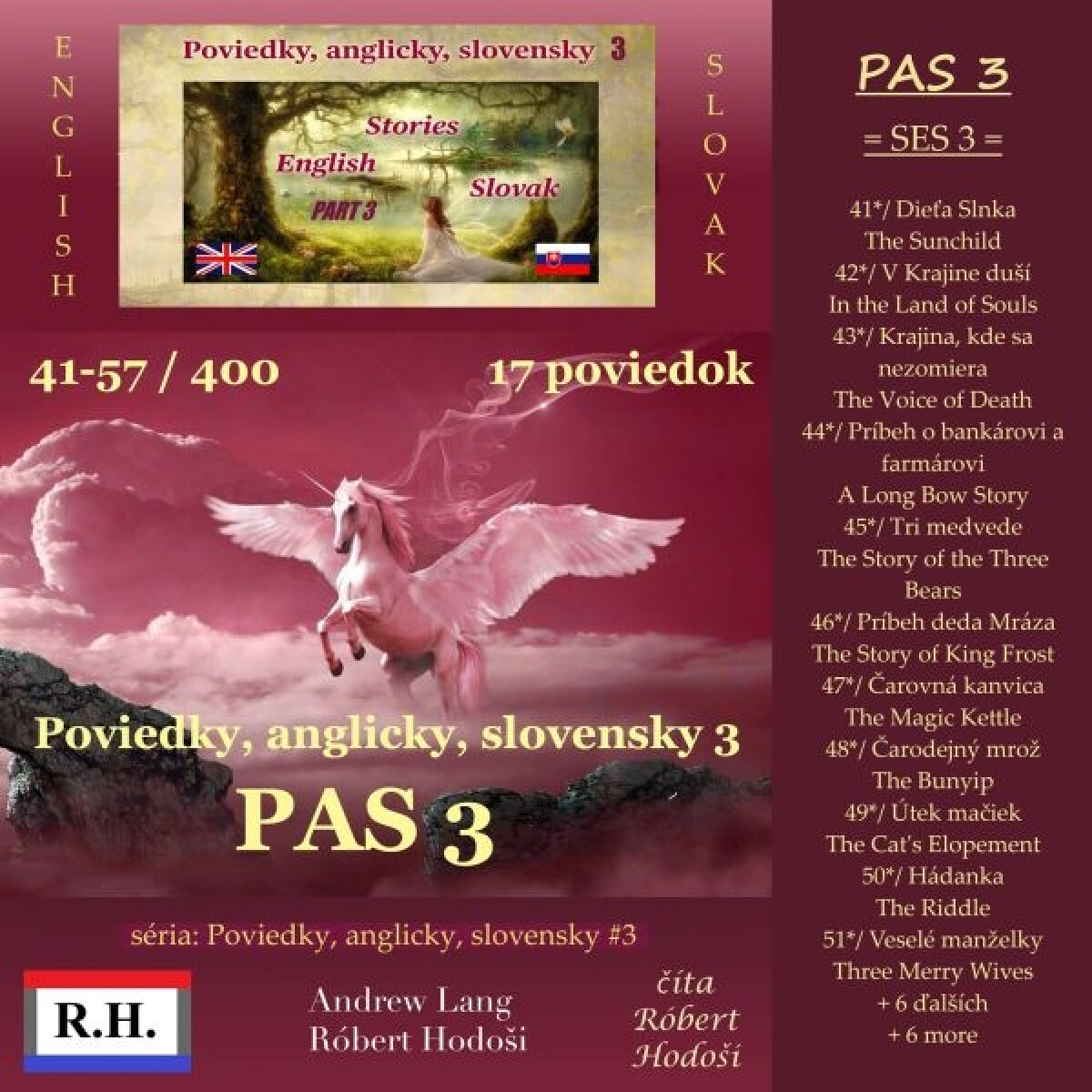 Levně Poviedky, anglicky, slovensky 3 - Lang Andrew, Róbert Hodoši - audiokniha