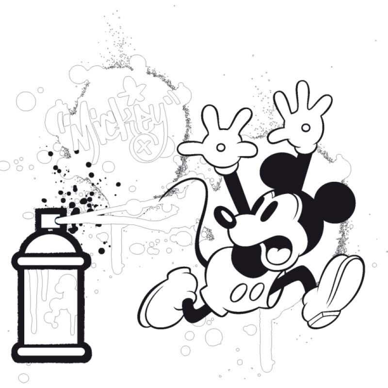 Kalendář - W. Disney Mickey Mouse omalovánkový - nástěnný (CZ, SK, HU, GB) (obrázek 12)