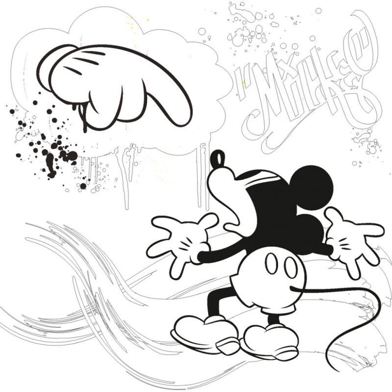 Kalendář - W. Disney Mickey Mouse omalovánkový - nástěnný (CZ, SK, HU, GB) (obrázek 30)