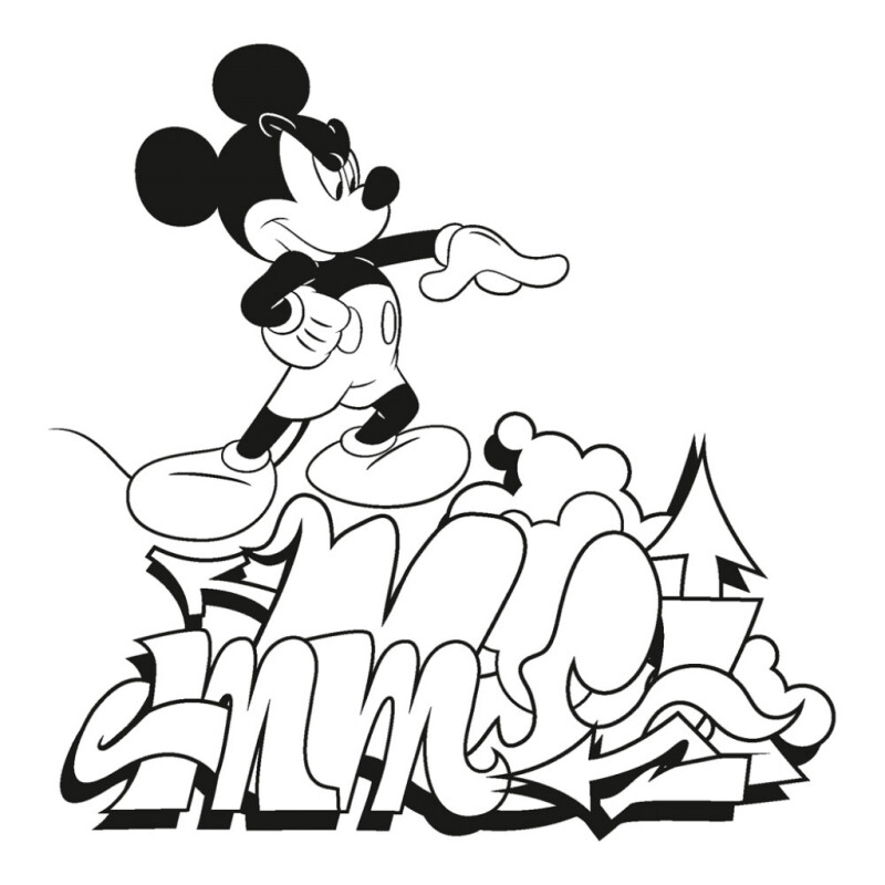 Kalendář - W. Disney Mickey Mouse omalovánkový - nástěnný (CZ, SK, HU, GB) (obrázek 32)