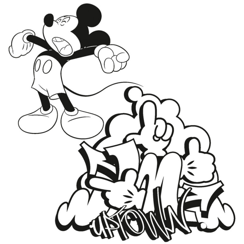 Kalendář - W. Disney Mickey Mouse omalovánkový - nástěnný (CZ, SK, HU, GB) (obrázek 34)