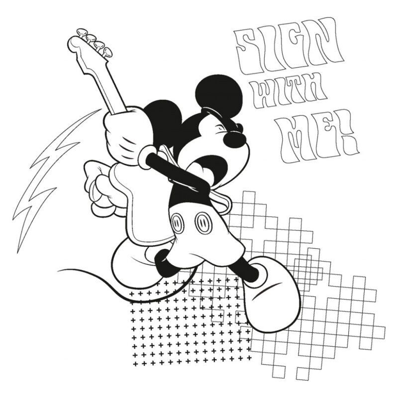 Kalendář - W. Disney Mickey Mouse omalovánkový - nástěnný (CZ, SK, HU, GB) (obrázek 37)