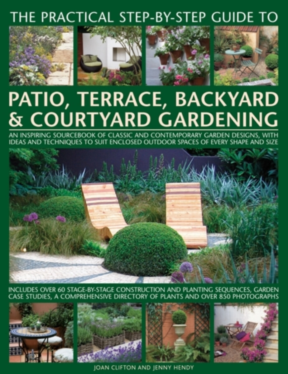 Kniha Practical Step-by-step Guide to Patio, Terrace, Backyard a Courtyard Gardening
