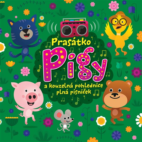 Levně Prasátko Pigy a kouzelná pohlednice plná písniček - Eva Spoustová - audiokniha