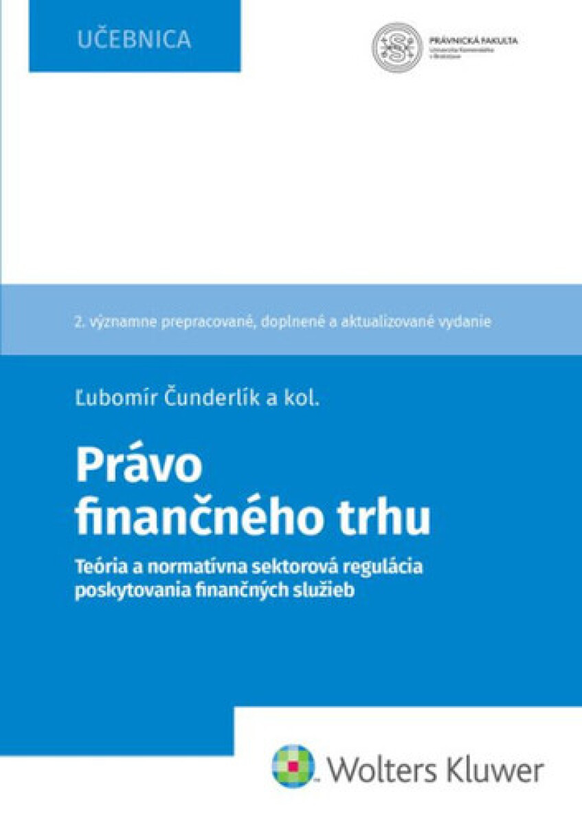 Kniha Právo finančného trhu