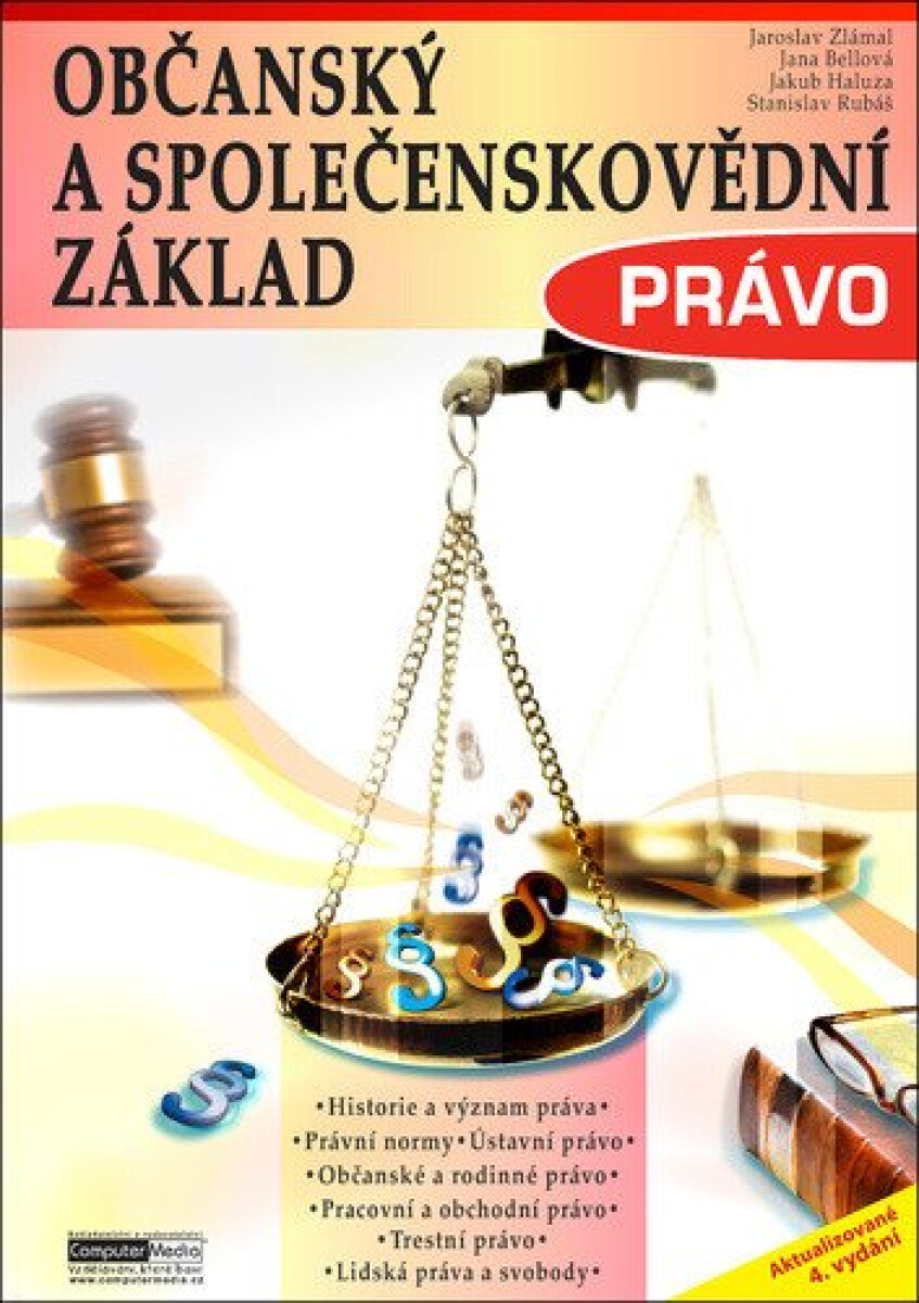 Kniha Právo - Občanský a společenskovědní základ 4. vydání