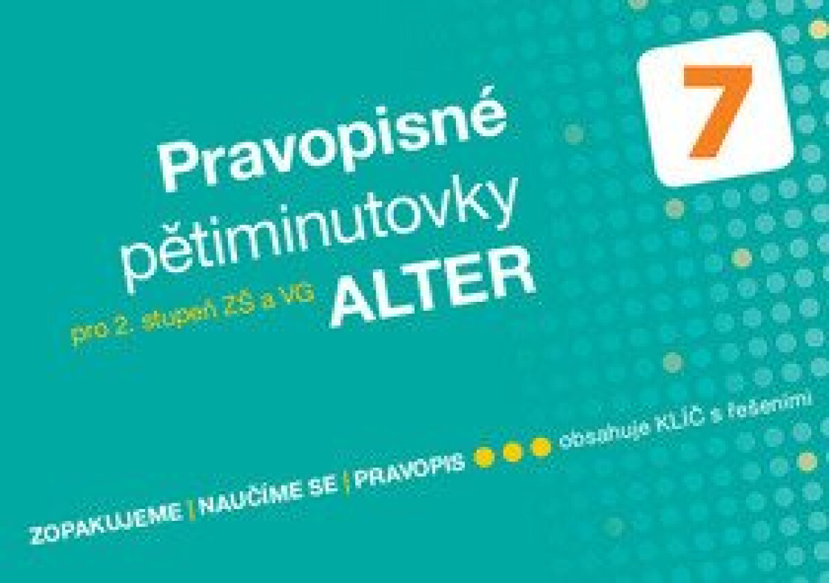 Kniha Pravopisné pětiminutovky 7