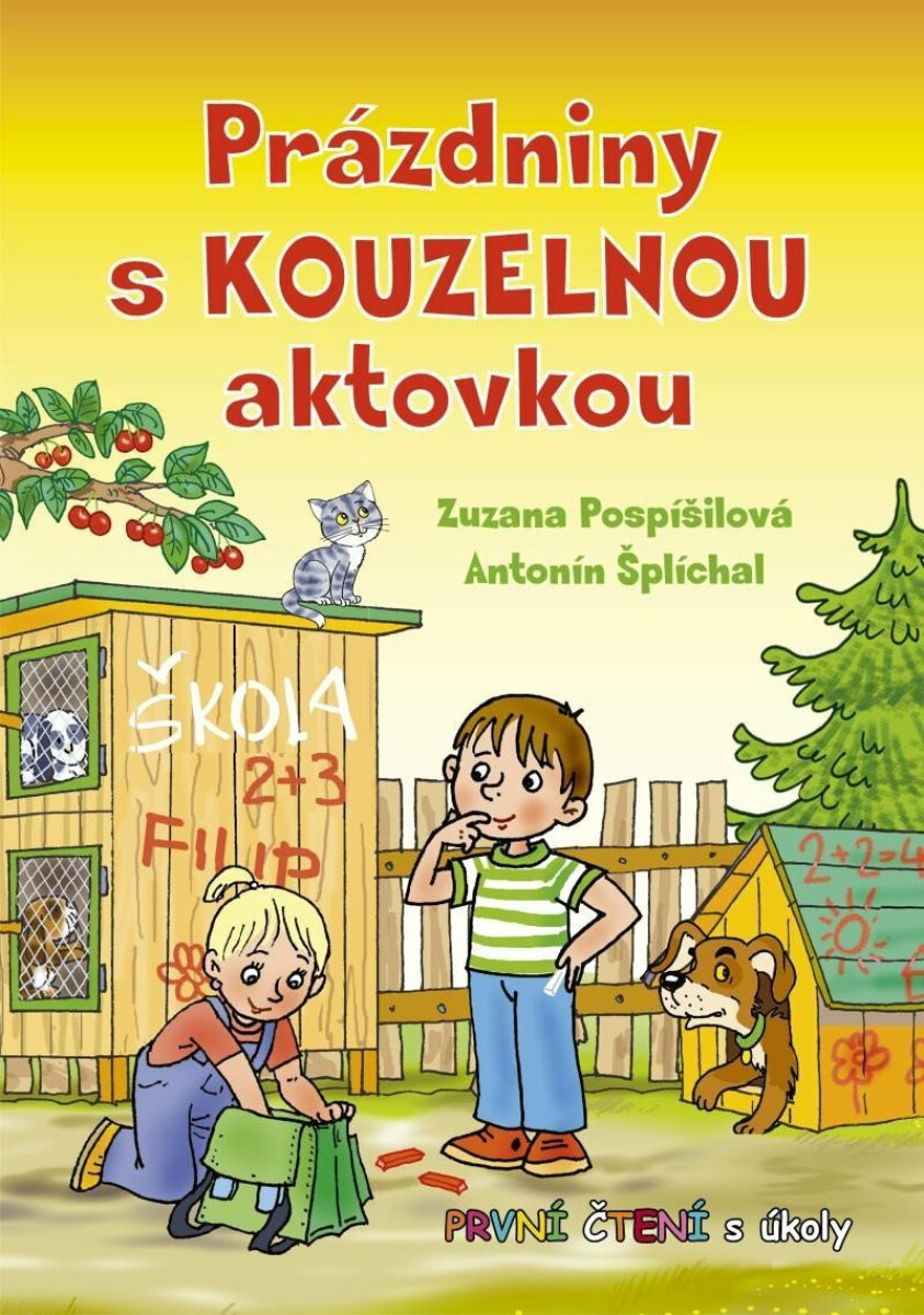 Kniha Prázdniny s kouzelnou aktovkou - První čtení s úkoly