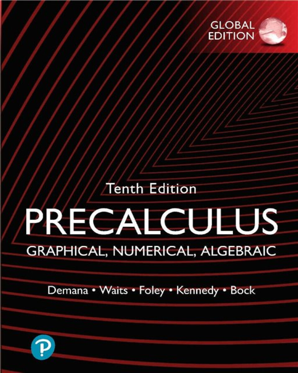 Kniha Precalculus: Graphical, Numerical, Algebraic, Global Edition